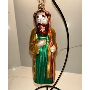 Kurt Adler Polonaise Komozja Poland Holy Family St Joseph Glass Ornament